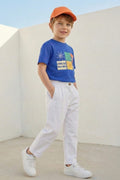 Zeyland Boys' Baggy Trousers - White