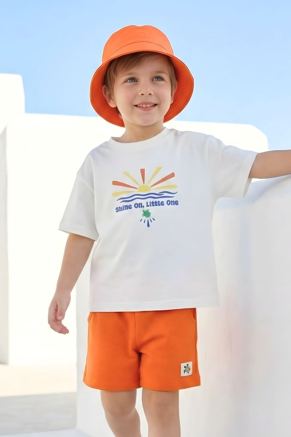 Zeyland Boy Basic Shorts - Orange