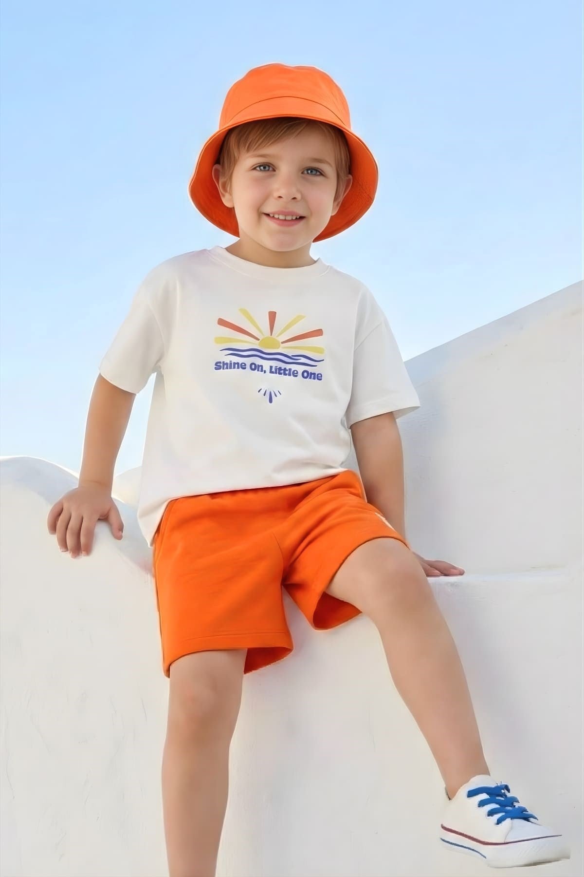 Zeyland Boy Printed T-Shirt - Ecru