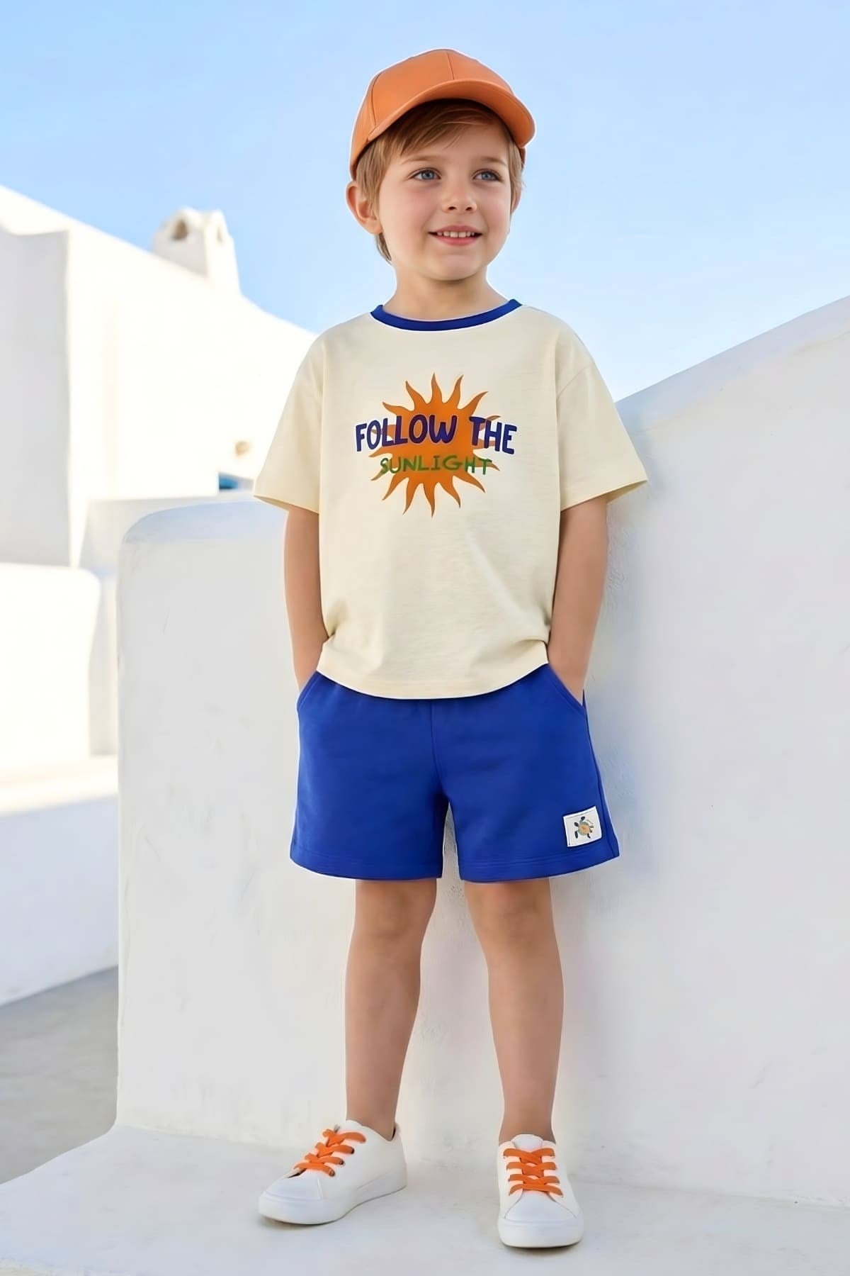 Zeyland Boy Printed T-Shirt - Cream