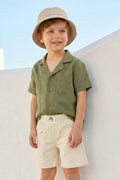 Zeyland Boy With Pockets Woven Shorts - Cream