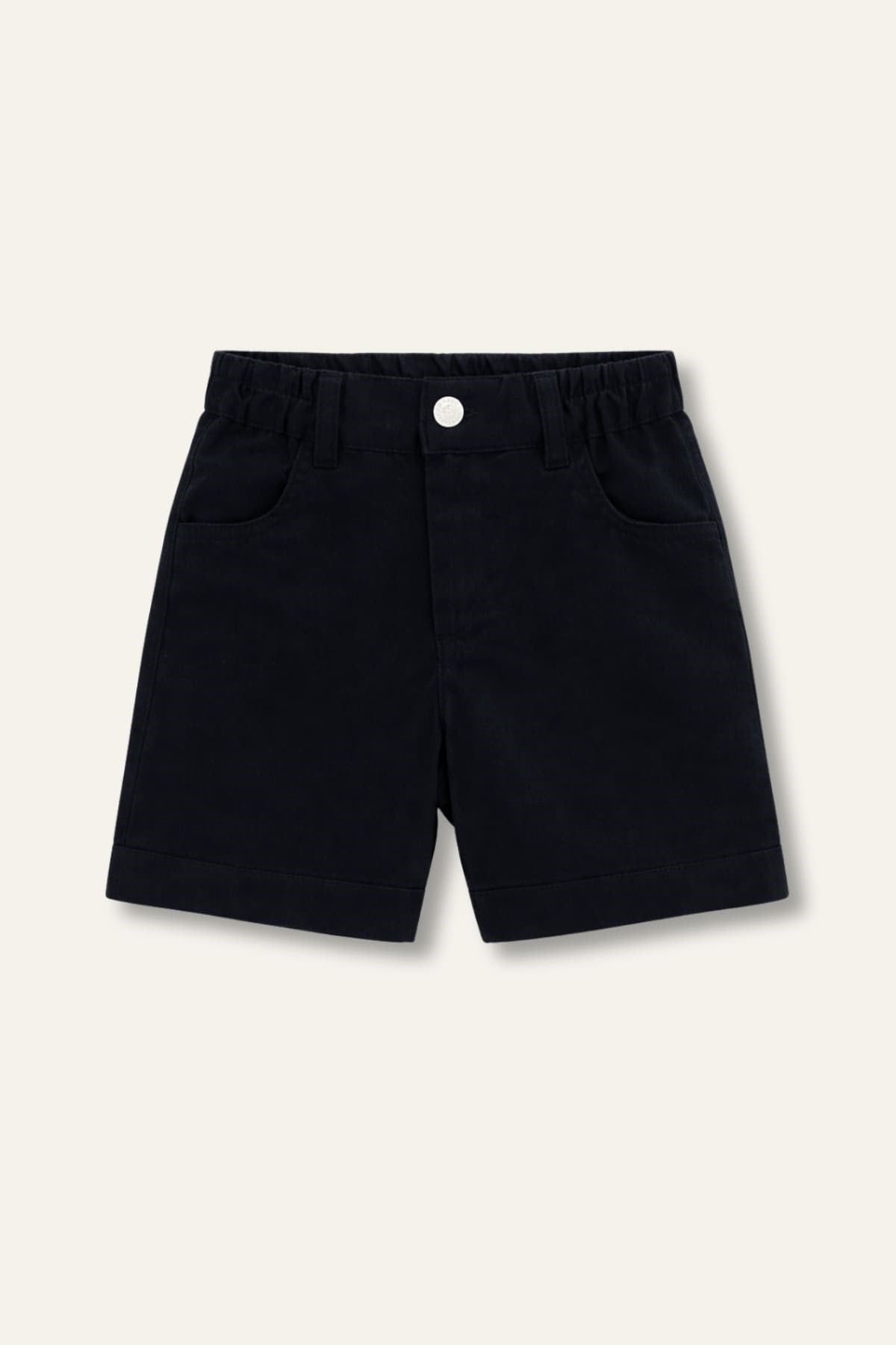Zeyland Boy With Pockets Gabardine Shorts - Black