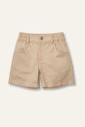 Zeyland Boy With Pockets Gabardine Shorts - Stone