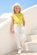 Zeyland Girl Baggy Trousers - White