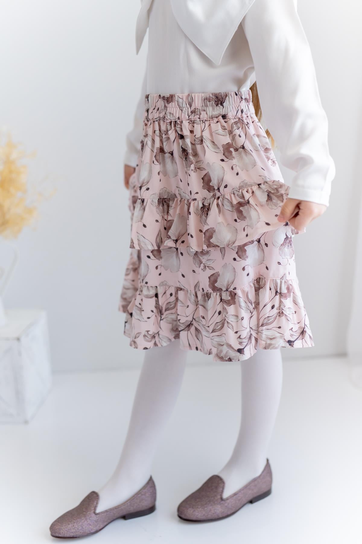 Zeyland Girl Patterned Woven Skirt