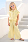 Zeyland Girl Shirt and Trousers Set - Yellow