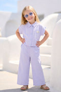Zeyland Girl Shirt and Trousers Set - Blue