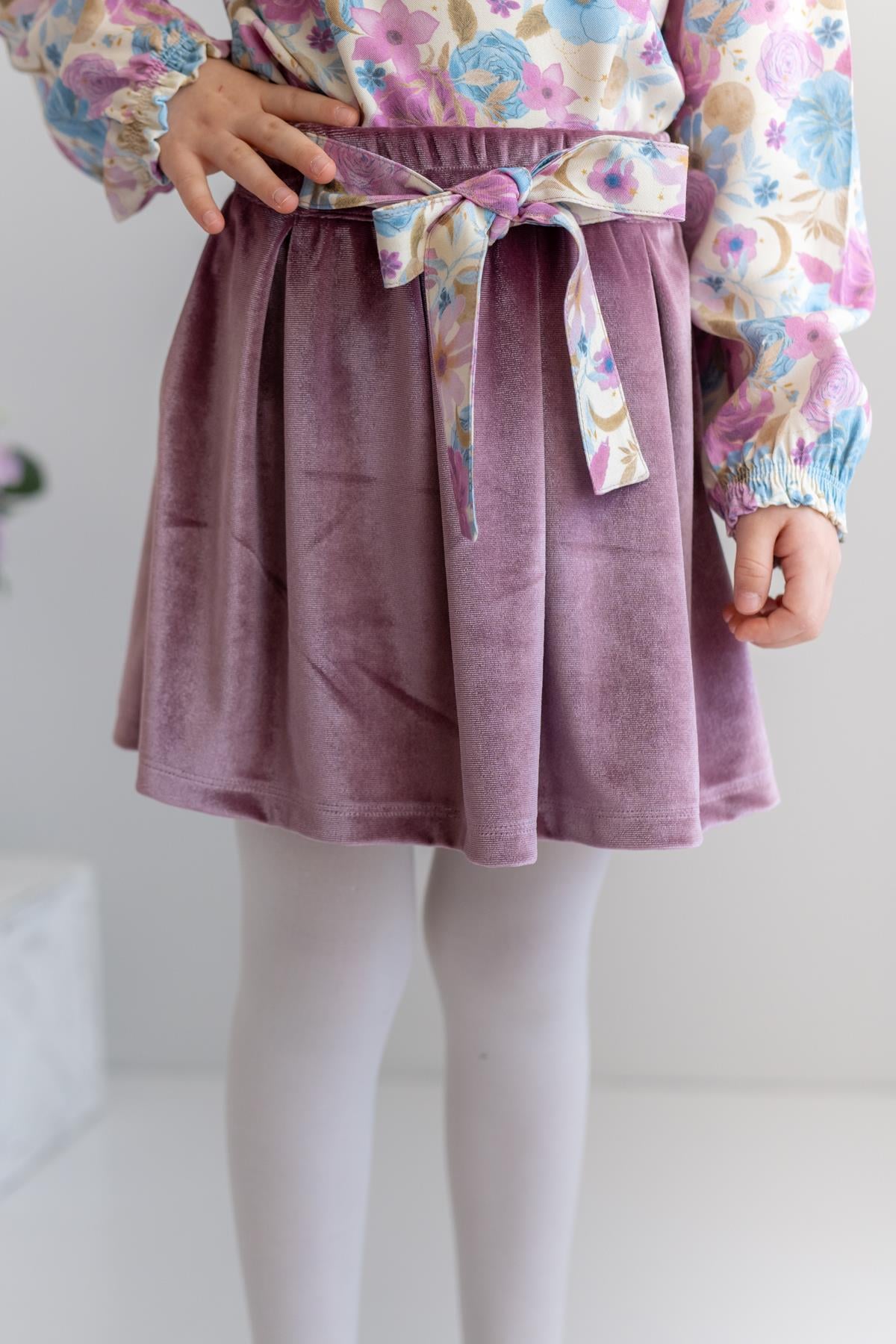 Zeyland Girl Velvet Skirt