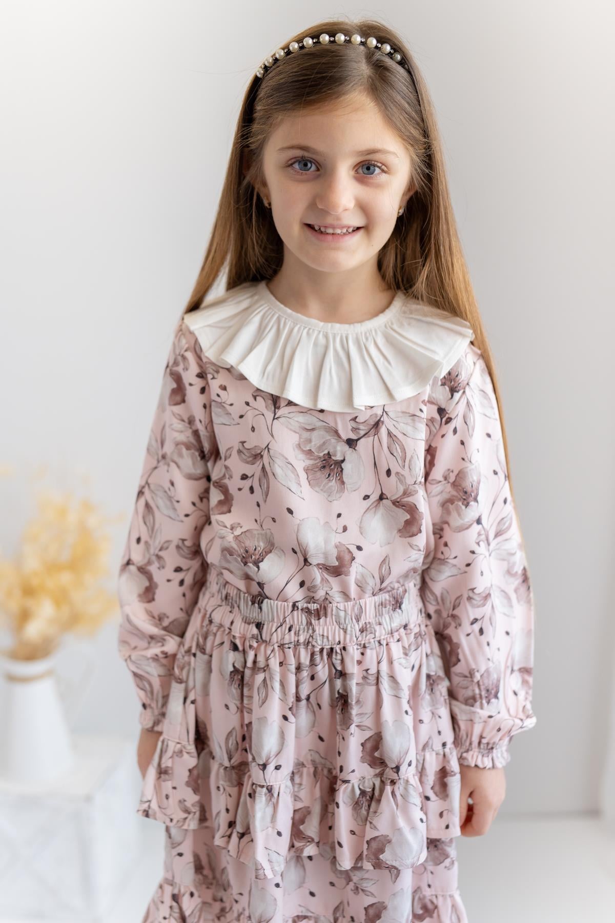 Zeyland Girl Patterned Woven Blouse
