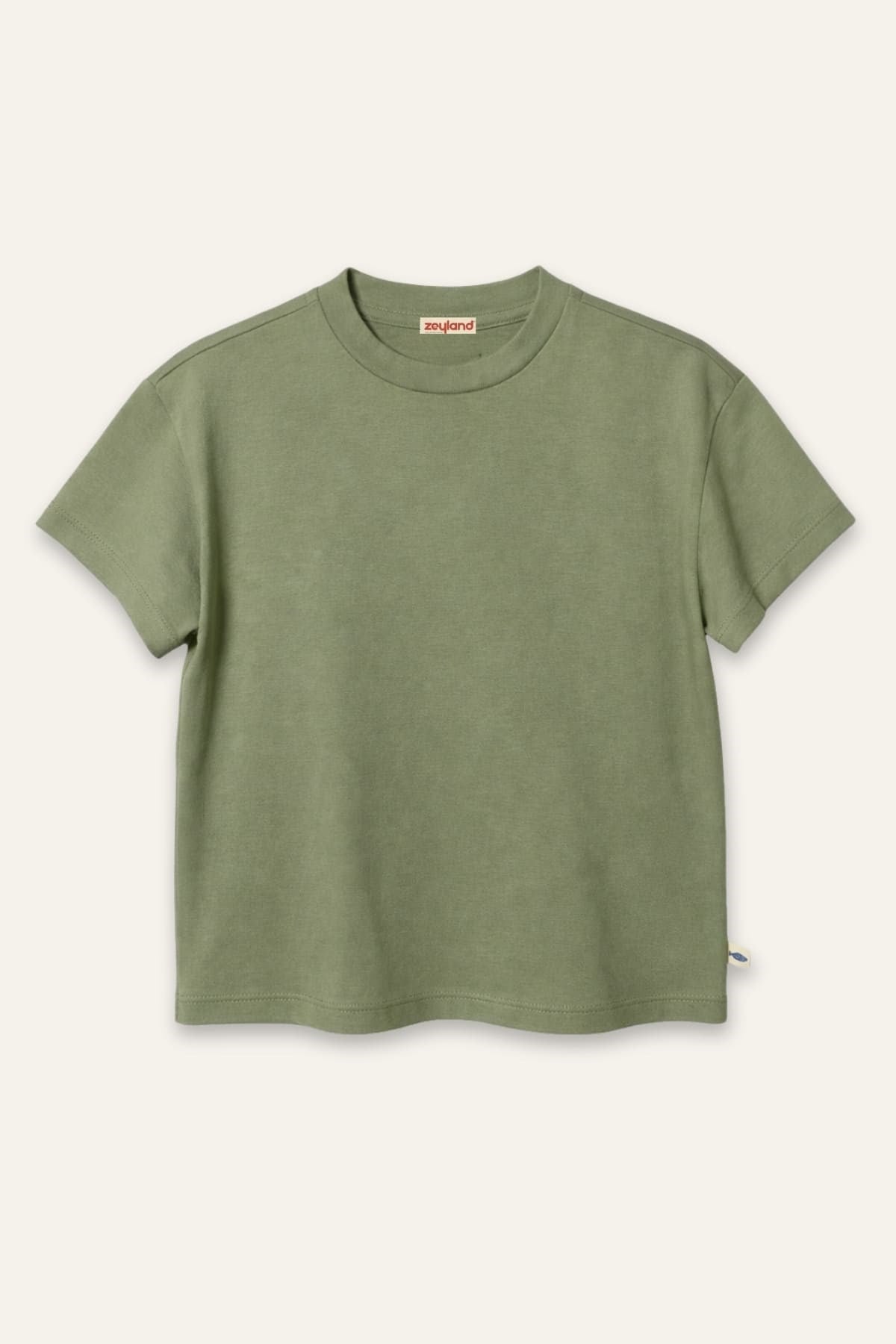 Zeyland Girl Boy Oversize T-Shirt - Khaki