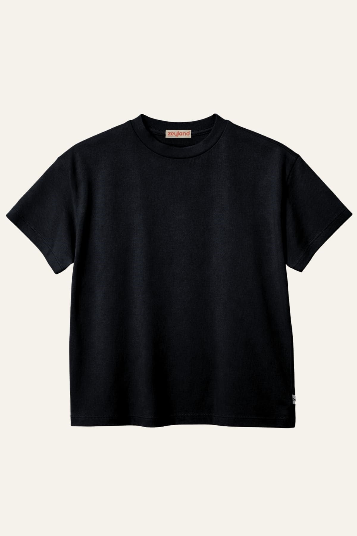 Zeyland Girl Boy Oversized T-Shirt - Black